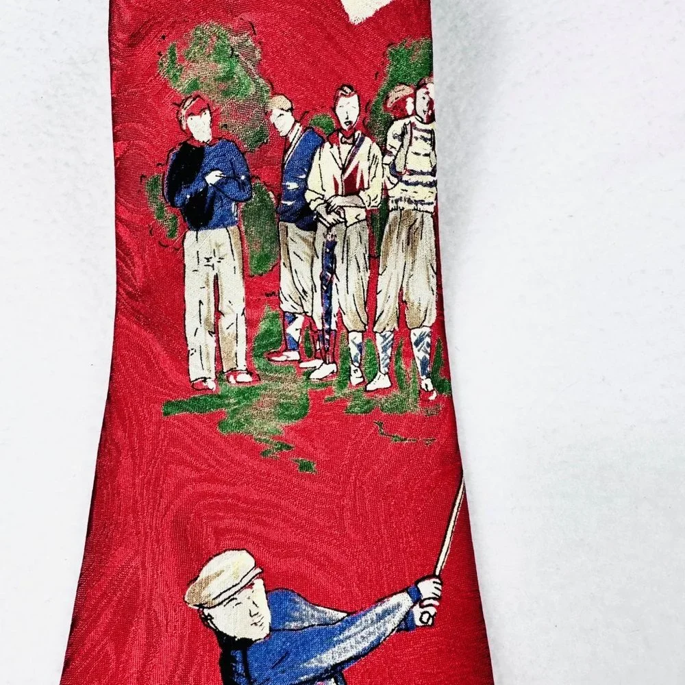 Rare Robert Talbott For Nordstrom Vintage Silk Golf Tie